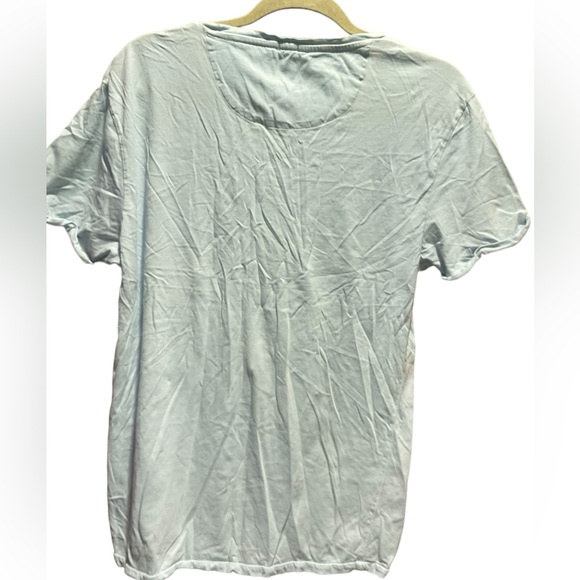 MILLS BROTHERS Women’s Pale Blue T Shirt - Picture 3 of 10